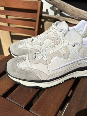 Herno Maggiore Gray and White Sneakers